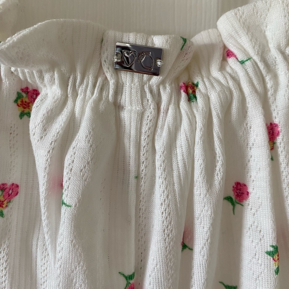 NWT Victoria’s Secret For Love & Lemons Blossom Pointelle Lounge Shorts, Medium - Picture 6 of 9